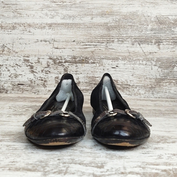 🟦Sz 36/6 AGL Attilio Giusti Leombruni Midnight Blue Shimmer Flats - Picture 10 of 16